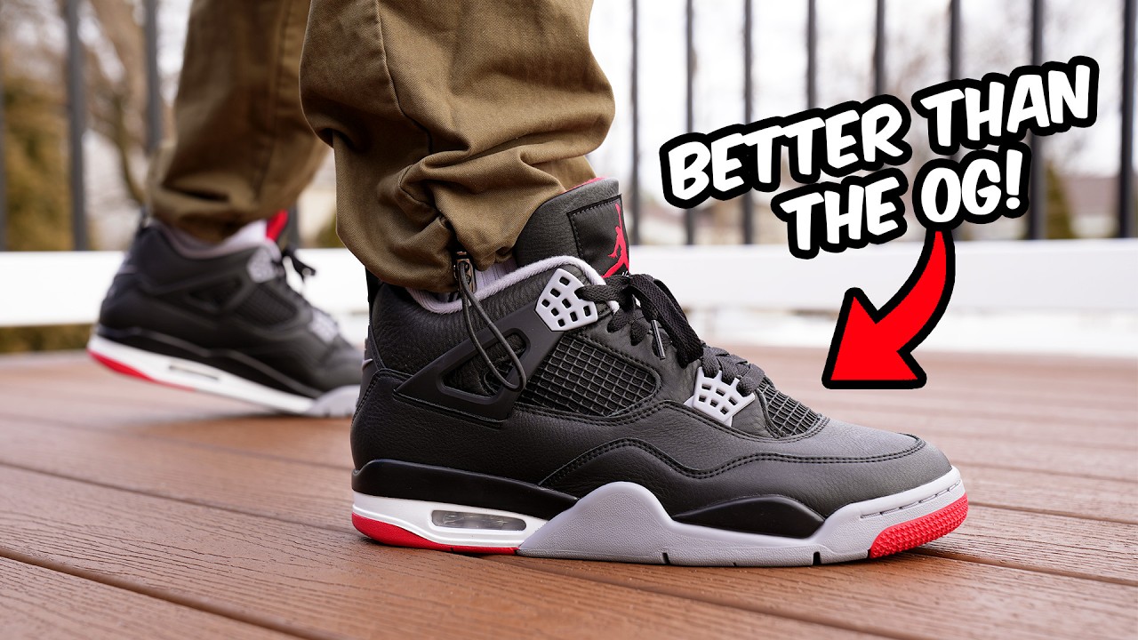 Air Jordan 4 BRED Reimagined REVIEW & On Feet