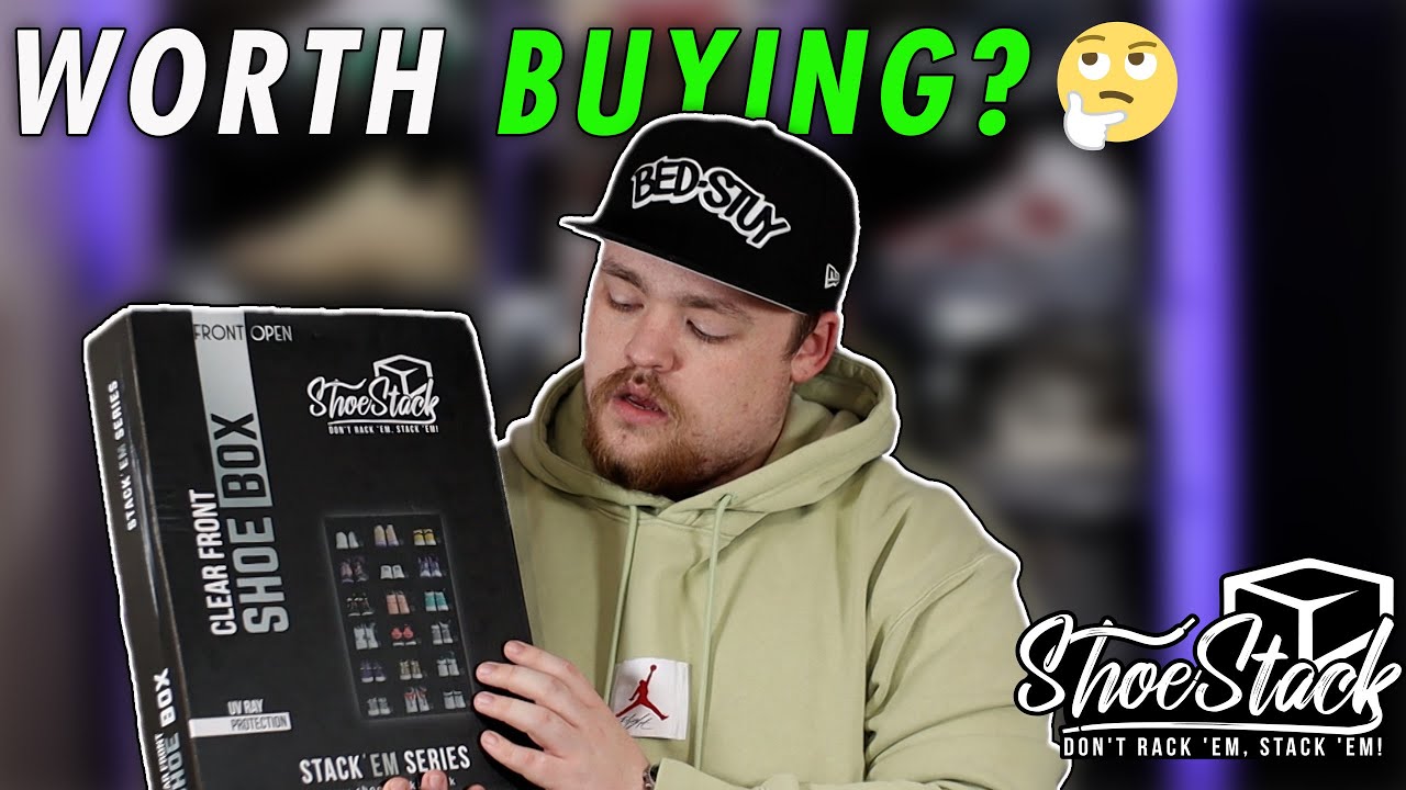 How To Protect Your Sneakers!! | ShoeStack Shoe Box Review #DontRackEmStackEm