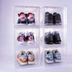 shoe display crate bundle of 6