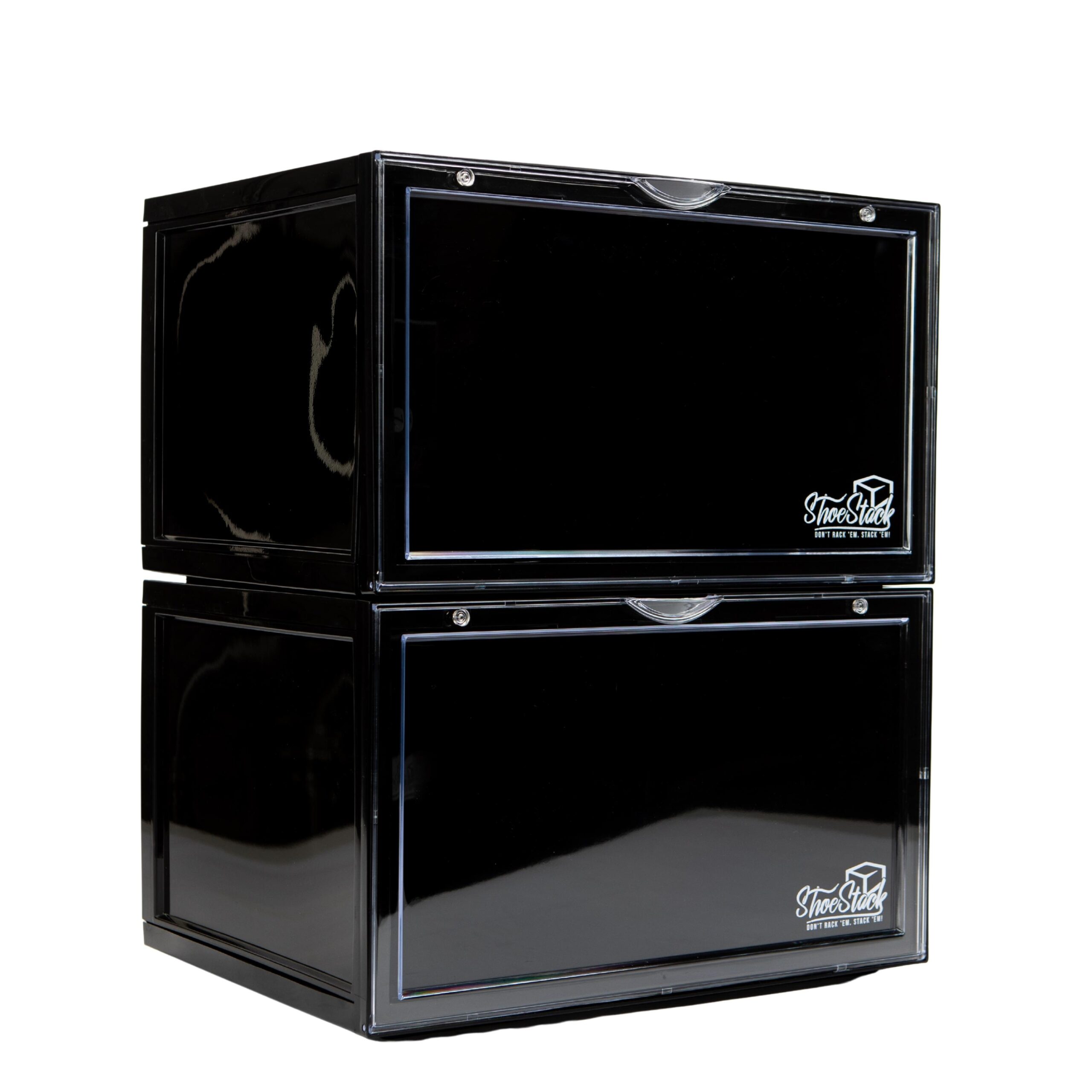 side view empty shoe box side view empty shoe box