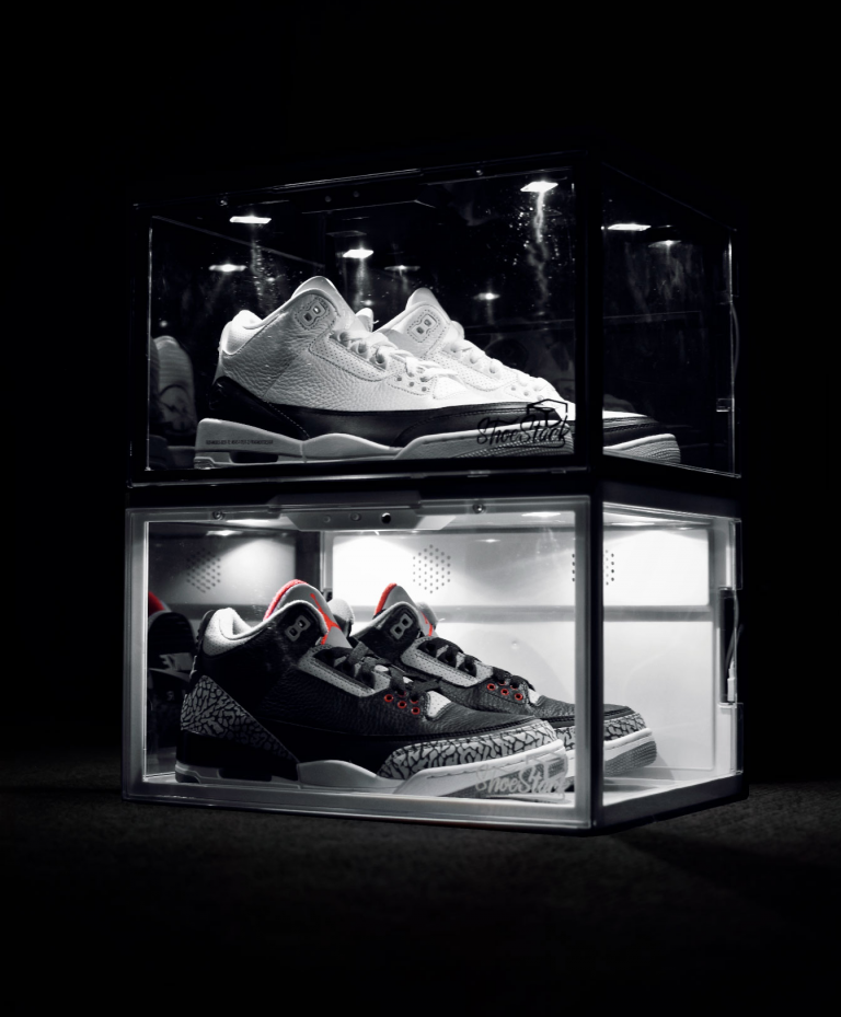 led shoe box voice activated