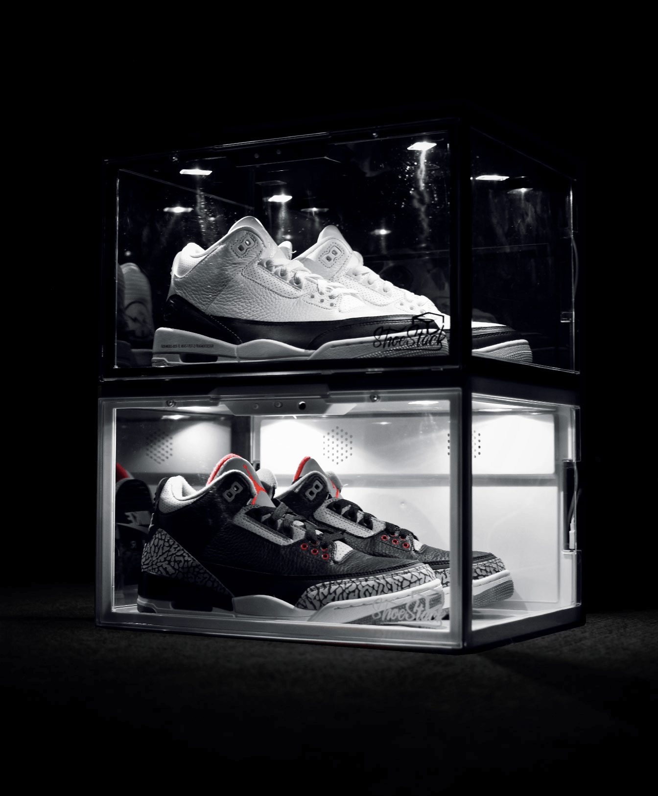 led shoe box voice activated