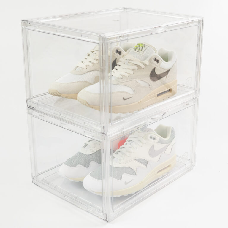 acrylic shoe boxes with airmax ones