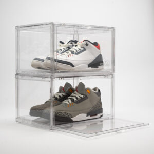 Shoe Storage Boxes | Acrylic 360° Side View Shoe Crates