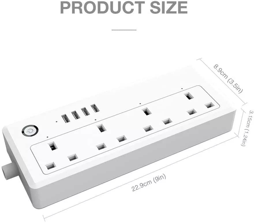 smart wifi plug product size smart wifi extension product size