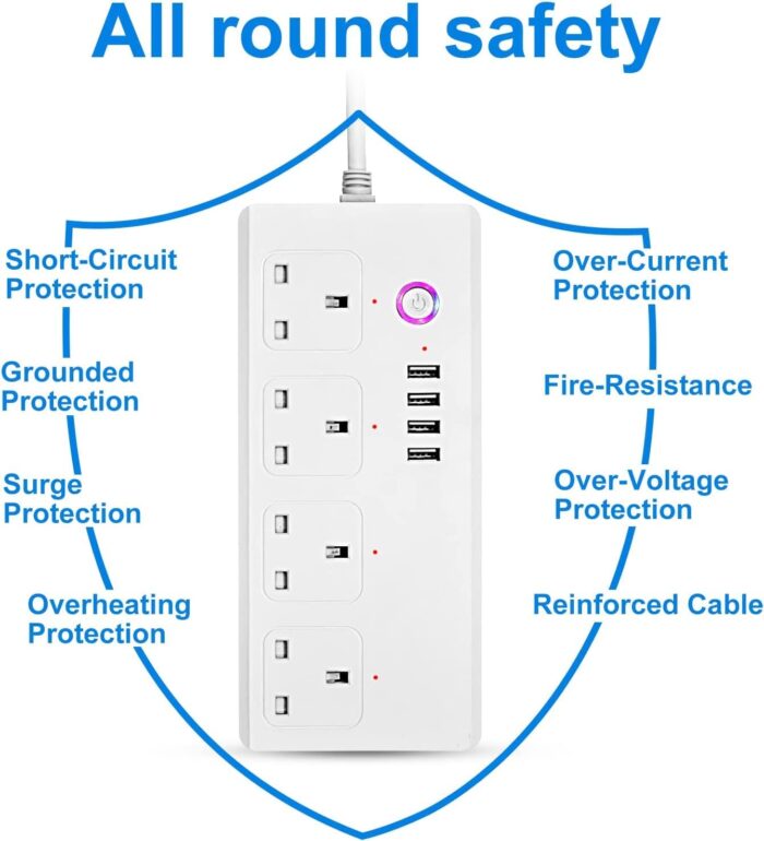 safety features wifi extension lead