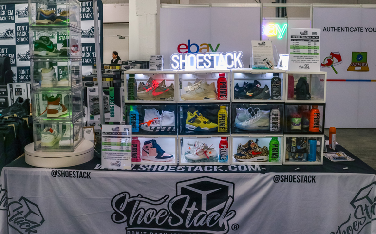 shoestack stand - sneakerness london event