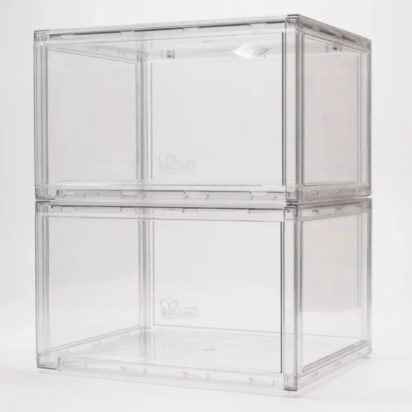 clear shoe box acrylic shoestack