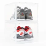 shoestack clear front view shoe storage