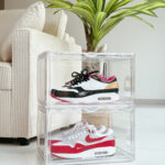 Acrylic shoe display boxes