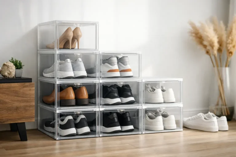 Stackable Shoe Display Boxes That Look Better