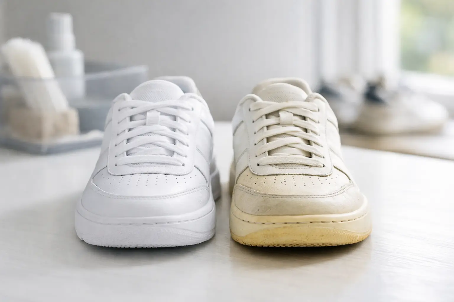 Why Do Shoes Turn Yellow Over Time?